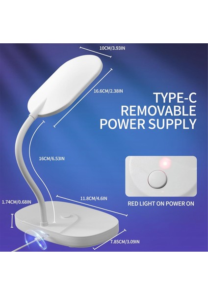 Uv Reçine Lambası - 12W Uv Reçine Lambası Reçine ve Mücevher Yapımı Için Silikon Pedli Katlanabilir Flaş Kürleme Lambası (Yurt Dışından)