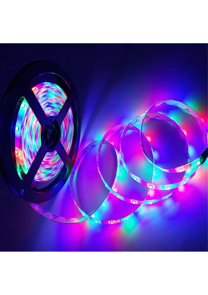 5m LED Işık Şeridi Su Geçirmez Olmayan 3528 Rgb 44 Anahtar Uzaktan Kumanda + Denetleyici + Yatak Odası Için Güç Adaptörü Abd Tak (Yurt Dışından)