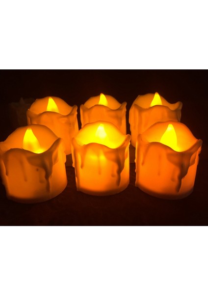 24PCS Çay Işık Zamanlayıcılı LED Çay Işık Mum Akülü Alevsiz Mum Sıcak Beyaz (Yurt Dışından) fırsatları