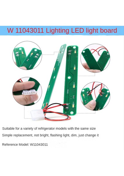 W11043011 Whirlpool Için LED Işık Kenmore Maytag Buzdolabı Aksesuarları Whirlpool Için LED Işık Kurulu W10866538 (Yurt Dışından) fiyatları