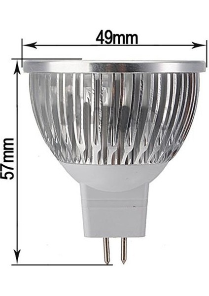 5x MR16 4W 4 LED Gün Beyazı Enerji Tasarruflu Spot Işığı Lamba Ampulü 12V Beyaz Işık (Yurt Dışından) fırsatları