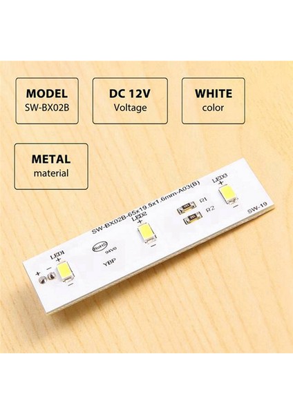 2 Adet SW-BX02B Buzdolabı Yedek LED Işık Panosu ZBE2350HCA Işık Çubuğu SW-BX02B (Yurt Dışından) modelleri