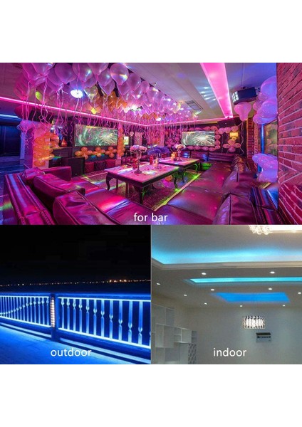 Yatak Odası Için LED Şerit Işıklar 3528 Rgb Esnek Işıklar 20M Çok Renkli LED Işık, Noel Abd Tak Için 24 Anahtar Uzaktan Kumandalı (Yurt Dışından) indirimleri