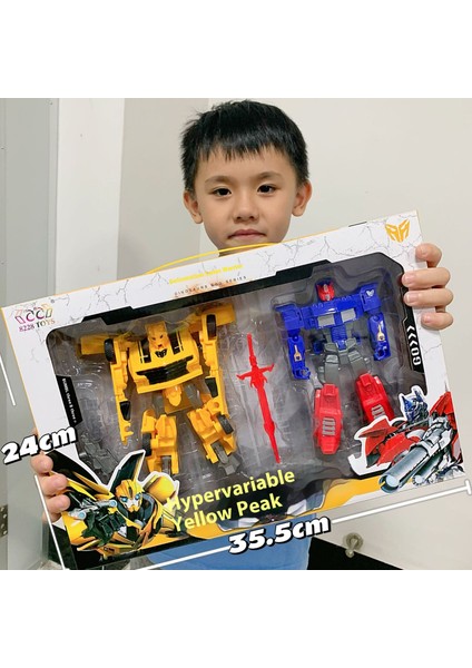 Transformer Robot El Modeli Süs Oyuncak Hediye (Yurt Dışından)
