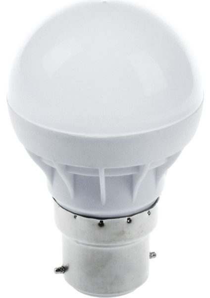 B22 Enerji Tasarruflu LED Ampul Işık Lambası 220V 3W Soğuk Beyaz Yeni Taklit Seramik) (Yurt Dışından)