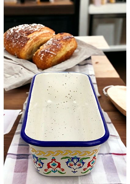 30/13 Emaye Baton Kek Ekmek Kalıbı 1,7lt Fırın, Pişirme, Pasta, Çeyiz, fırsatları