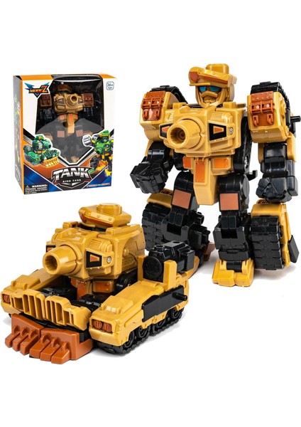 Çocuk Dönüştüren Robot Modeli Çizgi Film Oyuncakları Eğitici Erkek (Yurt Dışından)