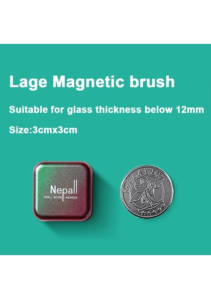Küçük Stil Yeni Manyetik Akvaryum Fırçası Balık Tankı Temizleyici Manyetik Fırça Akvaryum Tankı Balık Araçları Yüzen Fırça Cam Yosunu Temizleme Xiaomi (Yurt Dışından)