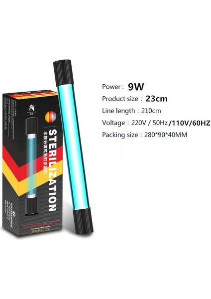 No.12 Tarzı Zamanlayıcı Ile Us Fiş Akvaryum Temizleme Işığı Yeşil Yosun Temizleyici Su Arıtıcı Lamba - Balık Tankı Için Uv Sterilizatör Lamba (Yurt Dışından)