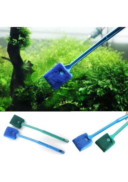Mavi Stil Satılık Temizlik Fırçası Plastik Sünger Akvaryum Cam Yosun Temizleyici Cam Bitkisi Akvaryum Balık Tankı Akvaryum Aksesuarları (Yurt Dışından) fiyatları