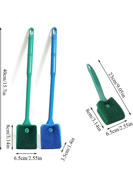 Mavi Stil Satılık Temizlik Fırçası Plastik Sünger Akvaryum Cam Yosun Temizleyici Cam Bitkisi Akvaryum Balık Tankı Akvaryum Aksesuarları (Yurt Dışından) fırsatları