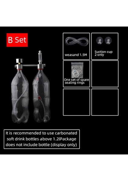 B Tarzı Akvaryum Dıy Co2 Sistemi Jeneratör Seti Kabarcık Sayacı Bitki Difüzörü ile Solenoid Valf Balık Tankı Regülatör Aksesuarları (Yurt Dışından)