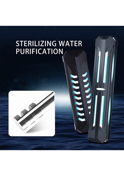 No.15 Tarzı Zamanlayıcı Ile Us Fiş Akvaryum Temizleme Işığı Yeşil Yosun Temizleyici Su Arıtıcı Lamba - Balık Tankı Için Uv Sterilizatör Lamba (Yurt Dışından)