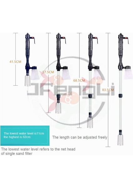Kum Yıkama Tarzı Adaptörlü Ilonda Güçlü Elektrikli Kum Yıkayıcı Akvaryum Otomatik Temizleme Aracı Su Değiştirme Pompa Su Tankı (Yurt Dışından) fırsatları