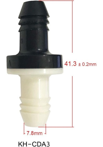 3-8 Inç Tarzı Plastik Diafragma Geri Dönüşsüz Vana Sıvı Hava Tek Yönlü Vana Dgozone (Yurt Dışından)