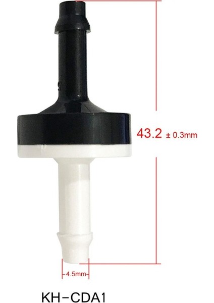 3-8 Inç Tarzı Plastik Diafragma Geri Dönüşsüz Vana Sıvı Hava Tek Yönlü Vana Dgozone (Yurt Dışından) fiyatları