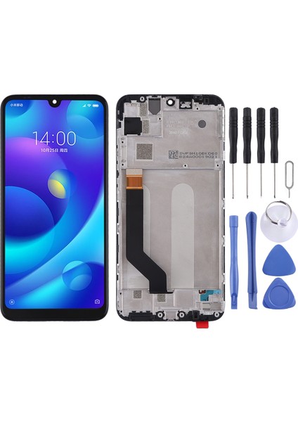 Xiaomi Mi Için Tft LCD Ekran Çerçeveli (Siyah) Tam Embly Play Sayısallaştırıcı - Siyah (Yurt Dışından)