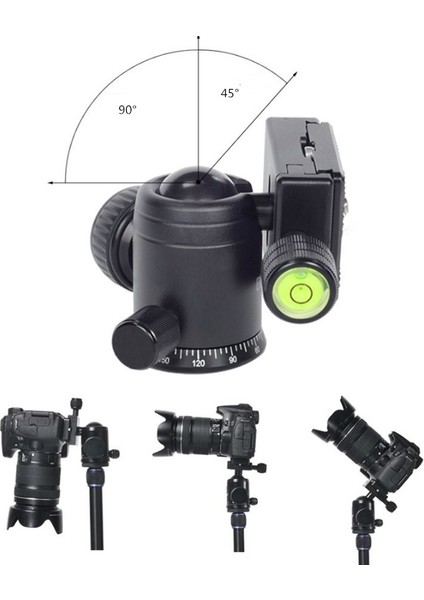 360 Derece Döner Kafa 30MM Top Kafa Tripod (Yurt Dışından)