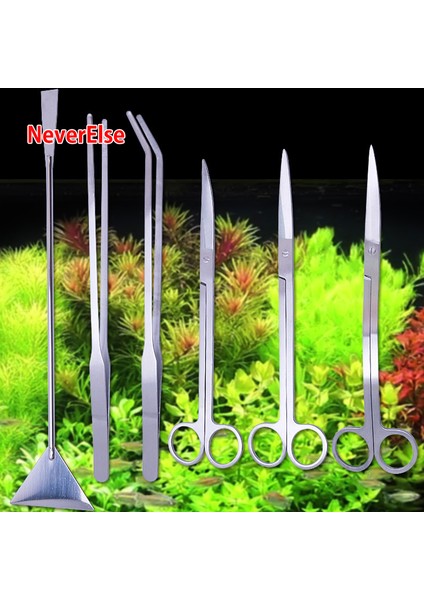Akrilik Tutucu Stili Resim Olarak Akvaryum Araçları Seti Bitki Cımbızı ve Diğer Çim Paslanmaz Çelik Temizlik Araçları Bitkiler Balık Tankı Aksesuarları Tutucu Raf (Yurt Dışından) fiyatları