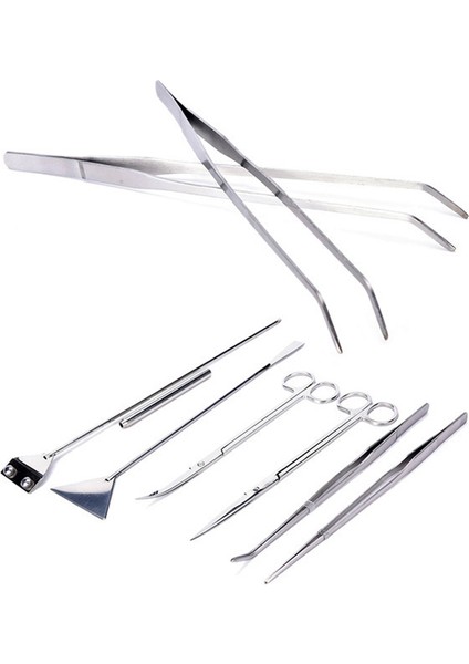 R-01 Stili Akvaryum Bakım Aracı Kiti Cımbızlar Canlı Bitki Çim Akvaryum Bakım Aracı Temizlik Aracı Çoklu Araç Seti (Yurt Dışından) fiyatları