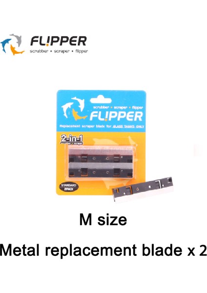 M Boyutunda Bıçak x 2 Stili Flıpper Bıçaklı Yosun Temizleme Mıknatıslı Fırça - Türkiye (Yurt Dışından)