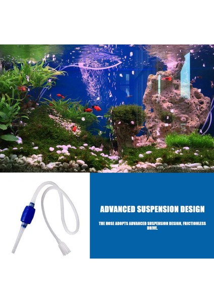 Akvaryum Çakıl Temizleyici Vakum El Sifon Pompa Filtre Ağızlık Balık Tankı Su Değiştirici Hava Pompası Temizlik Aksesuarları (Yurt Dışından) fiyatları