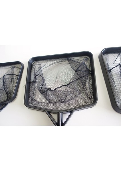 M (Uzunluk 30CM) Stili Yeni 3 Boyutlu Siyah Taşınabilir Uzun Saplı Kare Akvaryum Balık Tankı Ağ Balık Yüzer Temizlik Aracı (Yurt Dışından) indirimleri