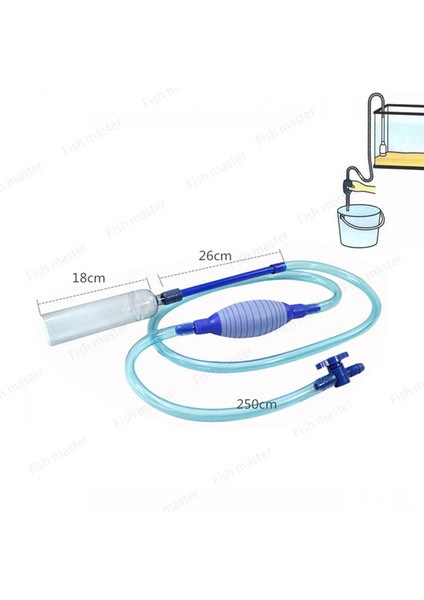 BY28 Stili 1 Ünite Verimli Elektrikli Akvaryum Su Değiştirme Pompası Temizlik Aracı Su Değiştirici Çakıl Temizleyici Sifon Balık Tankı Su Filtre Pompası (Yurt Dışından)