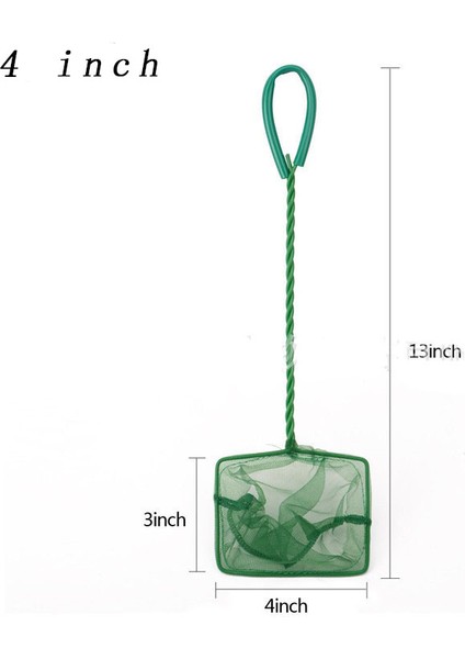 4 Inç Tarzı Taşınabilir Balık Ağı Uzun Saplı Akvaryum Aksesuarları Balık Tankı Iniş Balıkçılık Ağı Balık Göçü Temizlik Bakım Aracı Parçaları (Yurt Dışından)