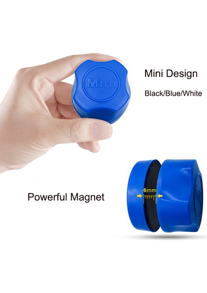 Mavi Stil Evcil Balık Tankı Fırçası Mini Manyetik Akvaryum Fırçası Temiz Cam Araçları Pencere Yosun Temizleyici Temizleyici Süpürge Balık Tankı Malzemeleri (Yurt Dışından) fırsatları
