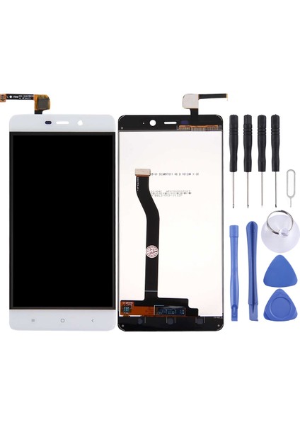 Xiaomi Redmi 4 / Pro Için Tft LCD Ekran Dijitalleştirici Tam - Beyaz (Yurt Dışından)