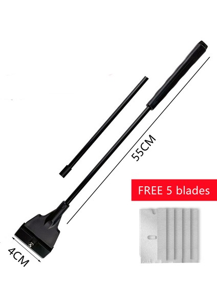 No.2 Tarzı Paslanmaz Çelik Akvaryum Balık Tankı Yosun Temizleyici Bıçak Sucul Bitki Ot Temizleme Çoklu Araç Temizleyici Kiti Seti (Yurt Dışından)