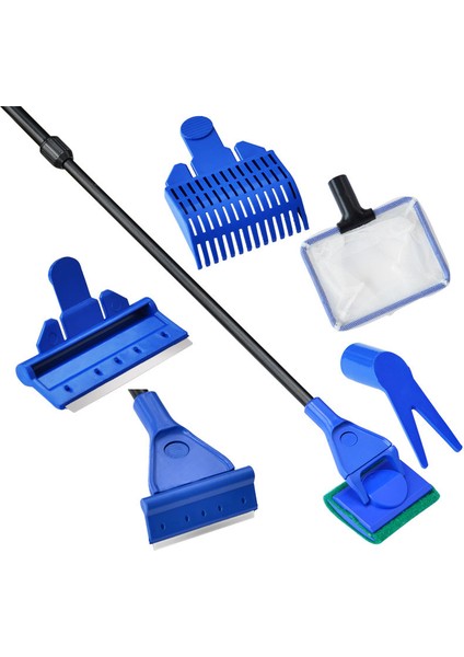 Shengsuokuan Tarzı 1 Ünite Akvaryum Tank Temizleme Seti Akvaryum Temizleyici Balık Ağı Kazıyıcı Sünger Temizleme Aracı Kiti Algi Balık Tankı (Yurt Dışından) indirimleri