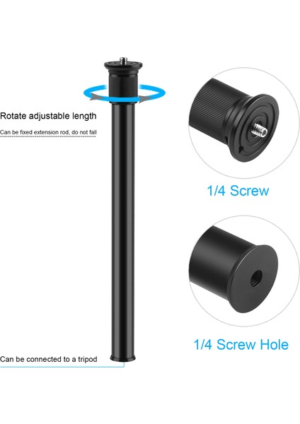 Puluz C Kepçe Dağı Işık Standı Uzatma Çubuğu (Black) (Yurt Dışından) fırsatları