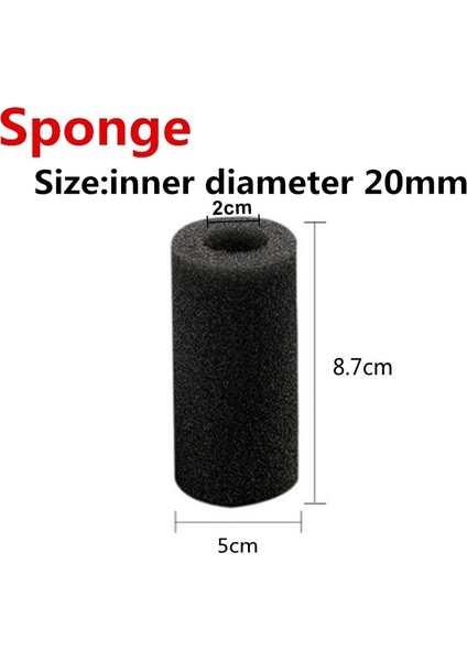 H90MM D20MM (Sünger) Stili 1 Parça Sünger Akvaryum Filtre Koruyucu Kapağı Frimp Tank Giriş Havuzu Siyah Köpük Akvaryum Filtre Aksesuarları (Yurt Dışından)
