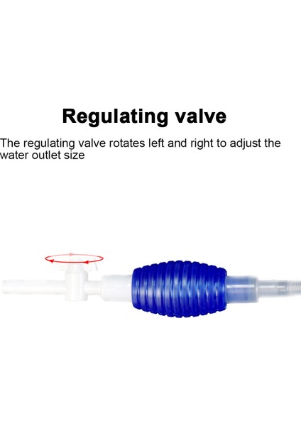 Mavi Stil Kolay Montaj Balık Tankı Temizleme Aracı Süpürge Pompası Manuel Balık Tankı Filtre Vakum Su Değiştirme Aracı (Yurt Dışından) fiyatları