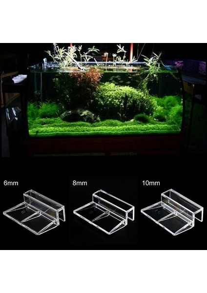 6mm Tarzı Balık Tankı Akrilik Klips Kapağı Destek Tutucu Braketi Kelepçe Standı Akvaryum Malzemeleri (Yurt Dışından) indirimleri