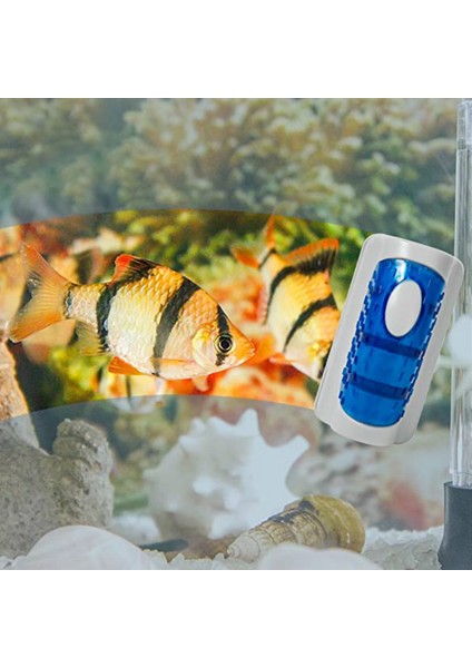 Beyaz Stil Yeni Manyetik Akvaryum Balık Tankı Fırçaları Yüzen Temiz Cam Pencere Yosun Kazıyıcı Temizleyici Fırça Plastik Sünger Aksesuarları Araçları (Yurt Dışından) fiyatları