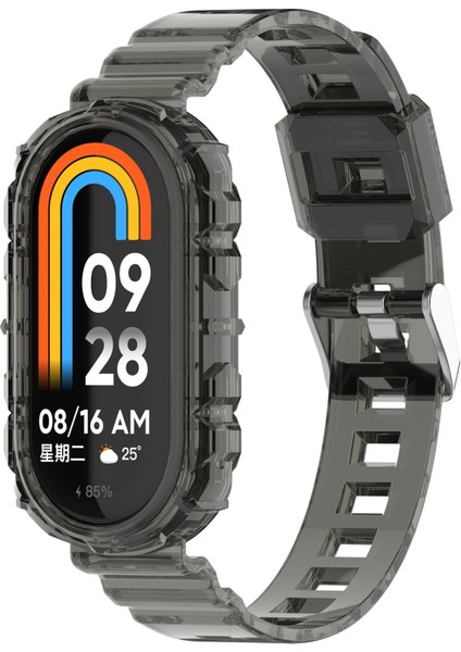 Xiaomi Mi Band 8 Için Şeffaf Silikon Kayış (Yurt Dışından)