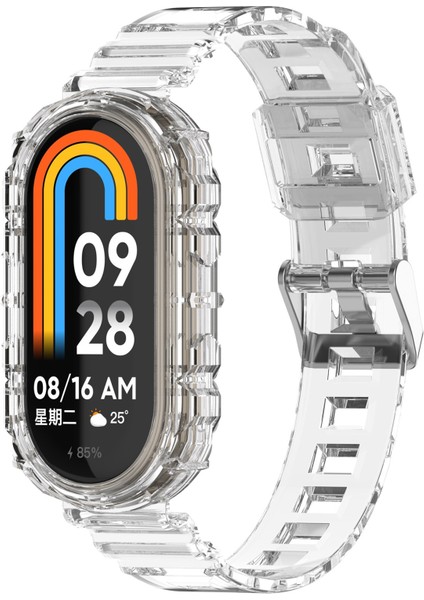 Xiaomi Mi Band 8 Için Şeffaf Silikon Kayış (Yurt Dışından)