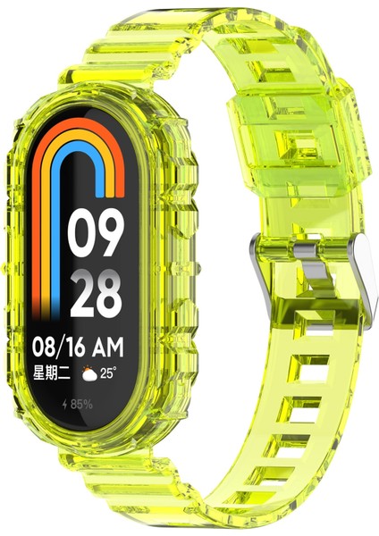 Xiaomi Mi Band 8 Için Şeffaf Silikon Kayış (Yurt Dışından)