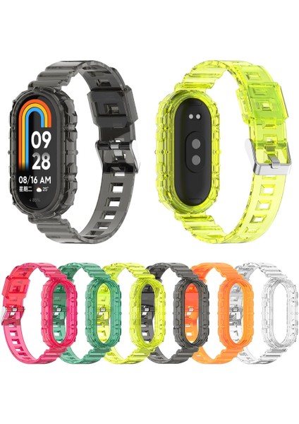 Xiaomi Mi Band 8 Için Şeffaf Silikon Kayış (Yurt Dışından) fiyatları
