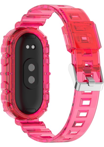 Xiaomi Mi Band 8 Için Şeffaf Silikon Kayış (Yurt Dışından) modelleri