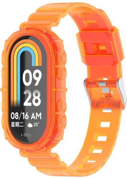 Xiaomi Mi Band 8 Için Şeffaf Silikon Kayış (Yurt Dışından)