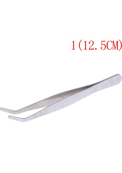 12.5cm Tarzı Paslanmaz Çelik Akvaryum Temizleme Araçları Dirsek Cımbızı Antistatik El Aracı Net Klip Aracı cm (Yurt Dışından)