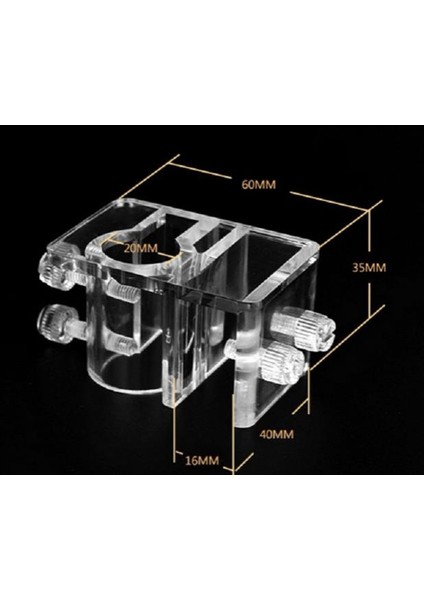 Beyaz Stil 20 mm 1 Adet Akvaryum Su Borusu Tutucu Askı 20MM - Balık Tankı Tüp Sabitleme Kelepçesi Akrilik Filtre Filtrasyon Montajı Hortum Akvaryum Su Borusu Tutucu Askı (Yurt Dışından)