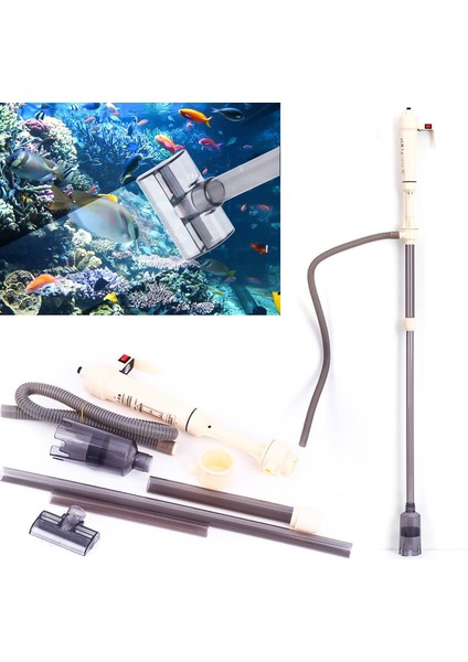 2x Pil Stili Balık Tankı Temizleyici Sifon Temizleyici Akvaryum Balık Tankı Vakum Temizleyici Pompa Su Filtresi Aracı Kum ve Çakıl Için (Yurt Dışından) fiyatları