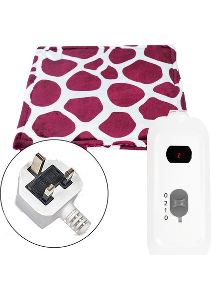 Elektrikli Battaniye Isıtma Pedi 45X45CM Uk Plug 0-1-2 Ayar (Yurt Dışından)