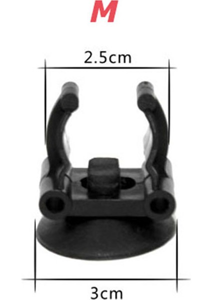 Siyah Stil Akvaryum Isıtıcı Klipsi Emme Kupası Balık Tankı Hava Hattı Boruları LED Işıklar Isıtma Çubukları Klips Tutucu Sabit Emme Kupası (Yurt Dışından) modelleri