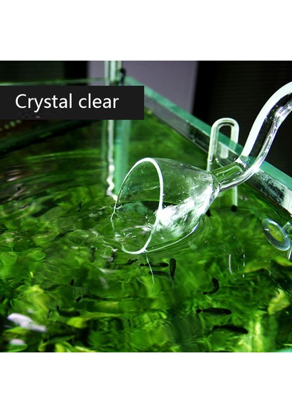 Temizleme Fırçası Stili Akvaryum Filtresi - Yüzey Giriş Çıkış Cam Lily Boru 13MM Su Bitkisi Tankı Ada (Yurt Dışından) fırsatları